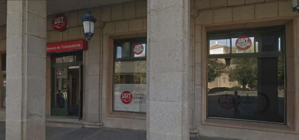 Sede de la UGT en Segovia.