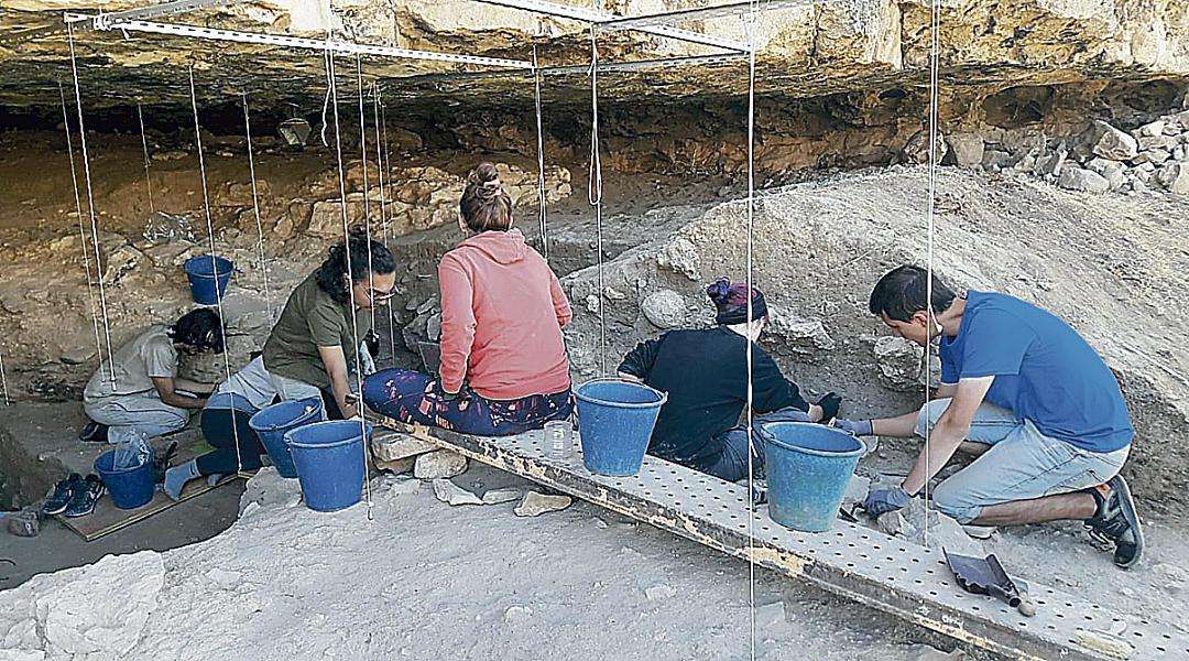 Trabajos de excavación Parque Arqueológico Valle de Eresma.