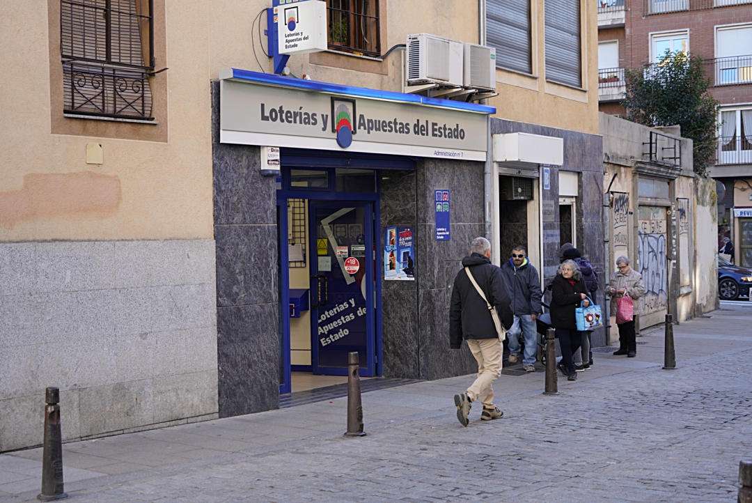 La suerte se olvida de Segovia en la Lotería de Navidad 1 Administración de Lotería nº7 de Segovia.