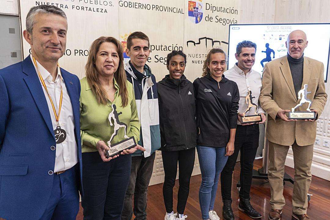 Presentación del 51 Cross Nacional de Cantimpalos en la Diputación de Segovia.