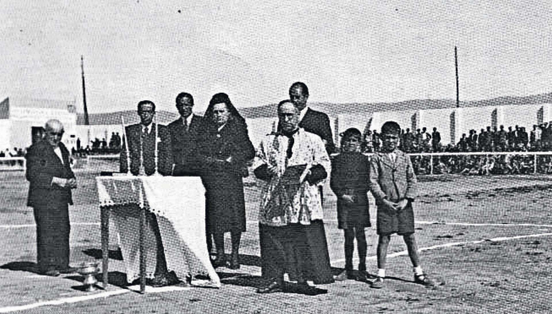 23 de mayo de 1944. Inauguración del campo de El Peñascal. Archivo Pastor Martín.