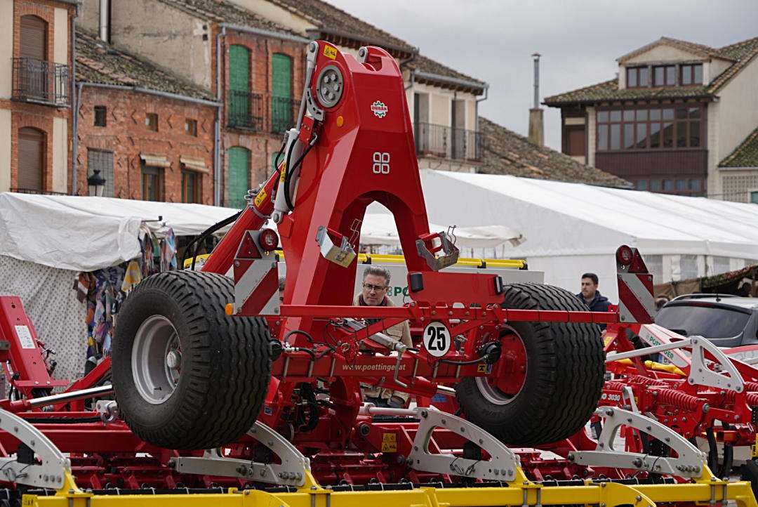 Una de las máquinas que se exhibe en la Feria de San Andrés de este año.