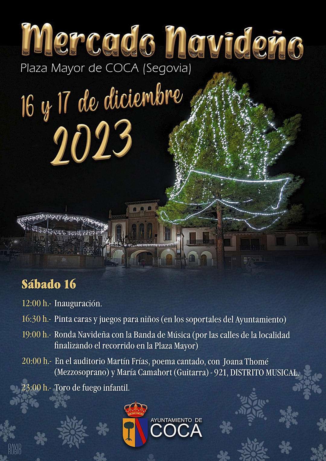 Mercadillo navideño de Coca 2023.