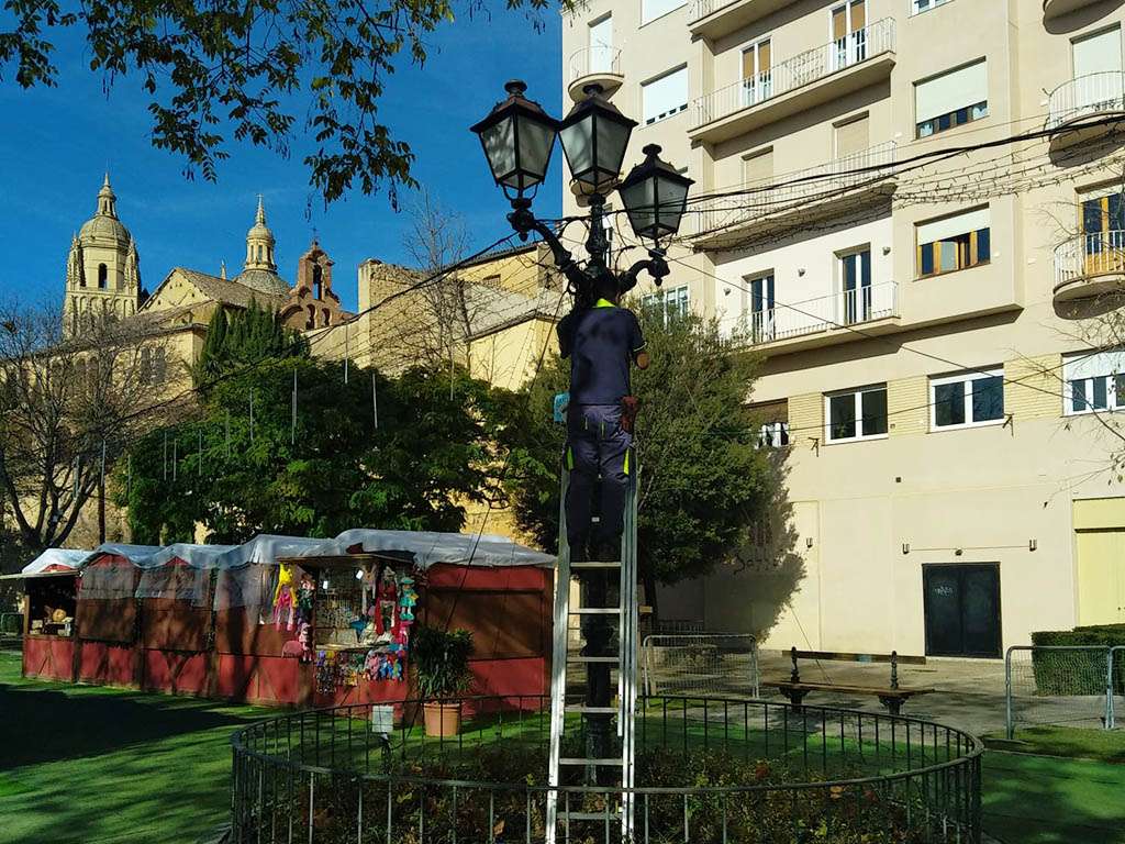 El Ayuntamiento de Segovia se ve obligado a instalar cámaras de seguridad en el paseo del Salón 1 Cámaras de vigilancia Salón