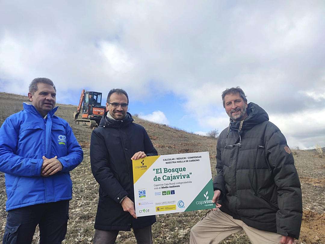 ‘El Bosque de Caja Viva’ pretende reducir la huella de CO2.