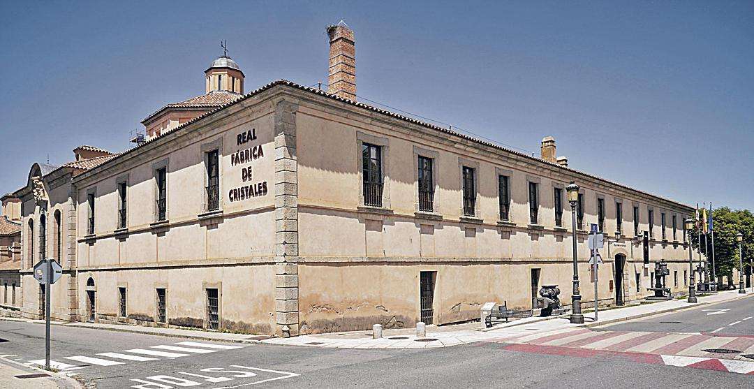 Fábrica de cristales de La Granja. FOTO: MIGUEL ÁNGEL FERNÁNDEZ
