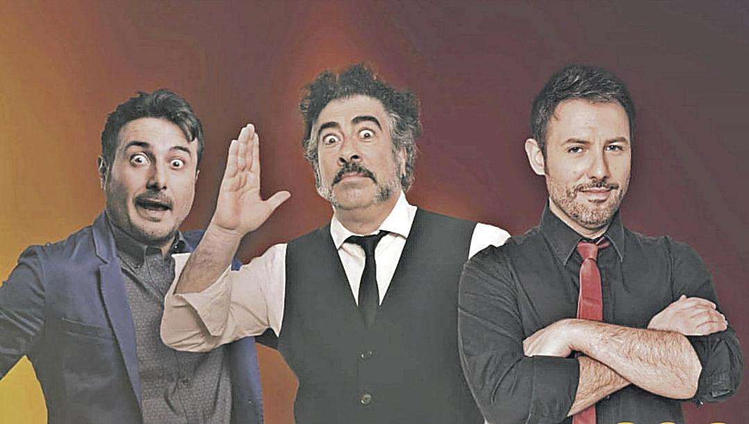 El segoviano Sergio Olalla junto a Agustín Jiménez y Iñaki Urrutia protagonizan el exitoso espectáculo que ofrecen en nuestra provincia.