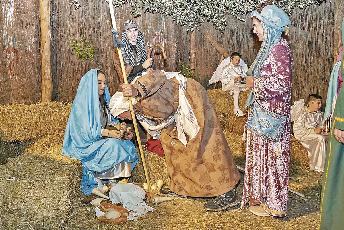 Belén Viviente en Zarzuela del Pinar. Miguel Ángel Fernández.