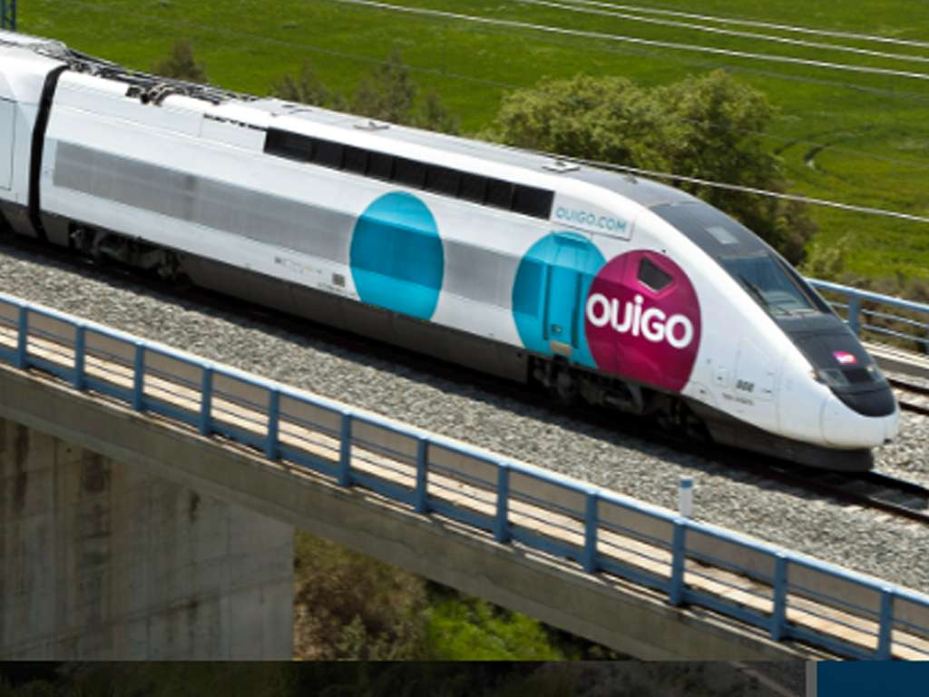 El operador de bajo coste de trenes de alta velocidad OUIGO. / OUIGO