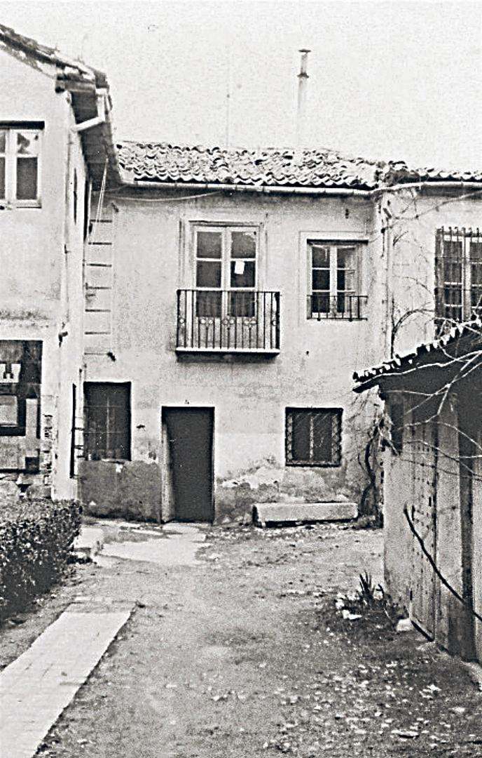 Casa de huéspedes en la que se alojó Antonio Machado. 7 Archivo Academia de San Quirce. / Archivo Academia de San Quirce