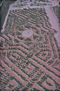 El jardín almohade a poco de su realización. / Carmen García El jardín almohade a poco de su realización. / Carmen García