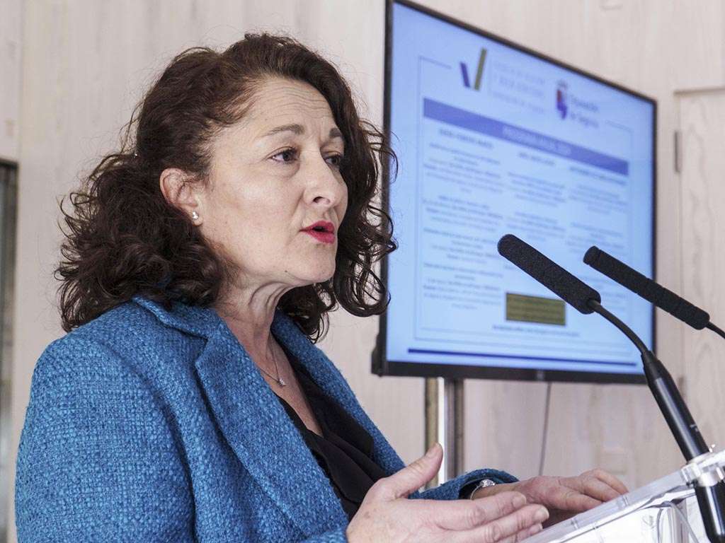 La diputada de Asistencia a Municipios e Igualdad, Pilar Martín. / EL ADELANTADO