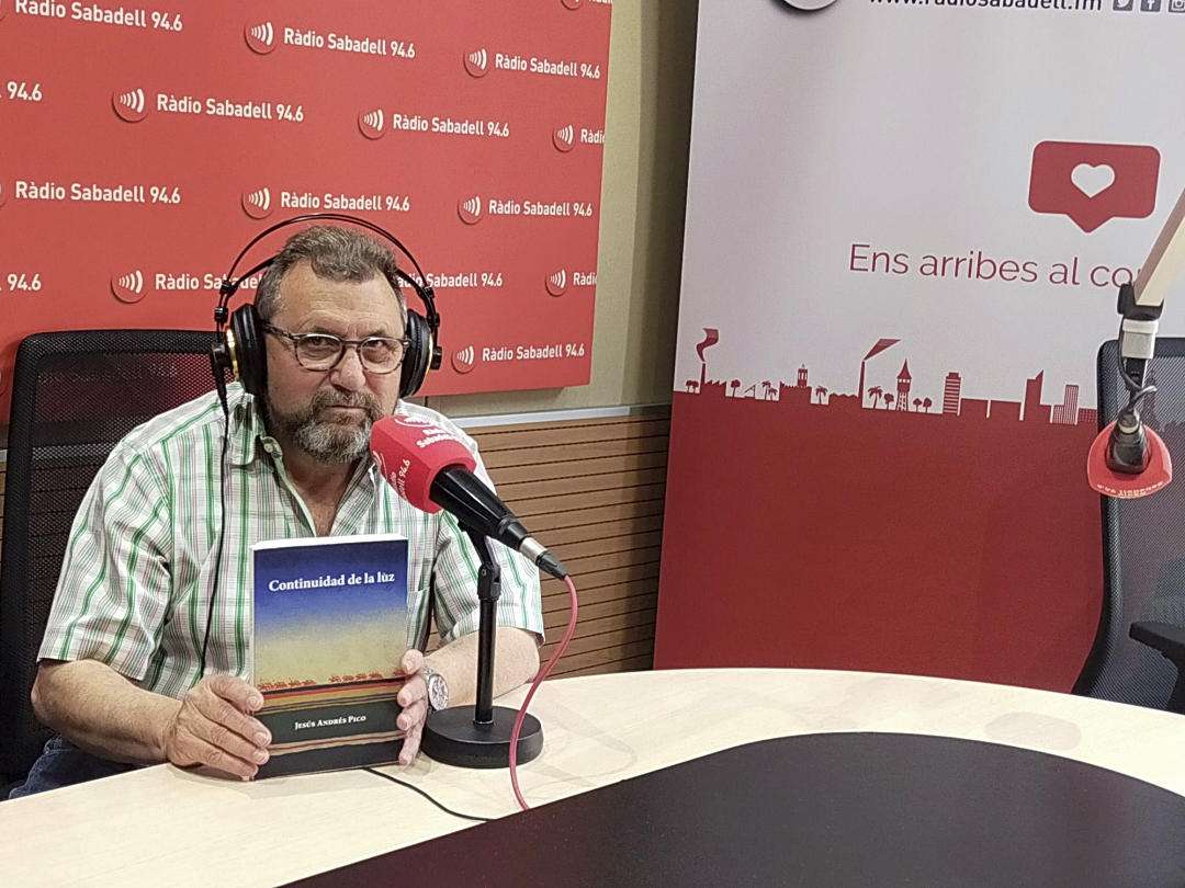 Jesús Pico durante la presentación de su última libro Continuidad de la luz