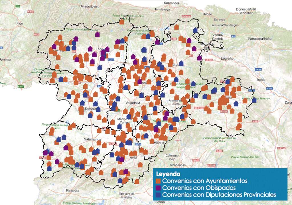 Actuaciones realizadas dentro del Programa Rehabitare en Castilla y León Actuaciones realizadas dentro del Programa Rehabitare en Castilla y León