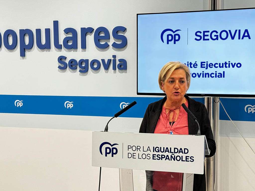 La presidenta del Partido Popular de Segovia, Paloma Sanz. / EL ADELANTADO