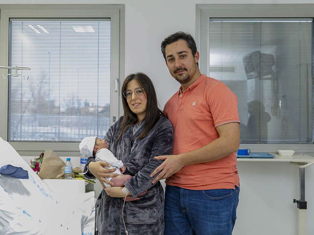 Gael, primer bebé nacido en Segovia en 2024
