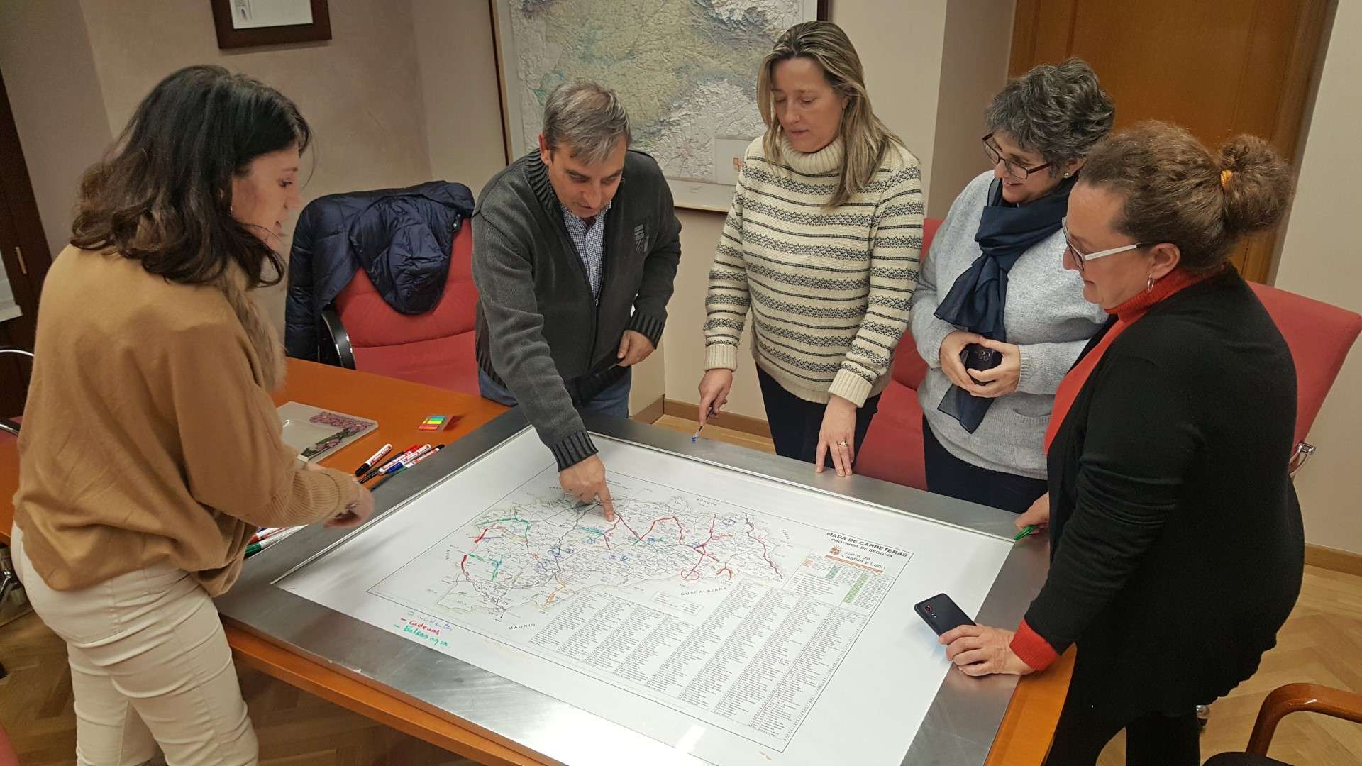 Un momento de las reuniones de evaluación mantenidas este fin de semana