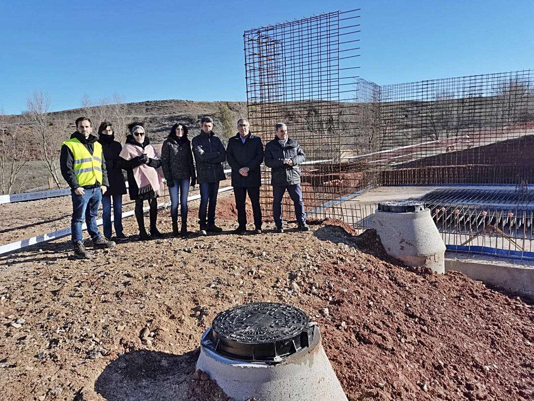 Visita obras depósito de Ayllón
