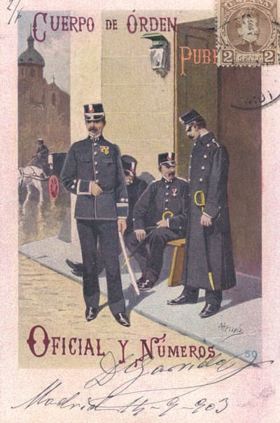 200 años de Policía Nacional en España 2 cuerpo de orden publico