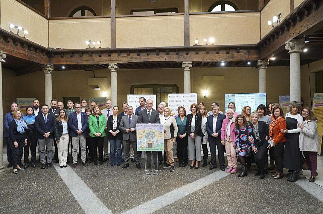 Presentación en la Diputación de Segovia de los actos del 25-N.