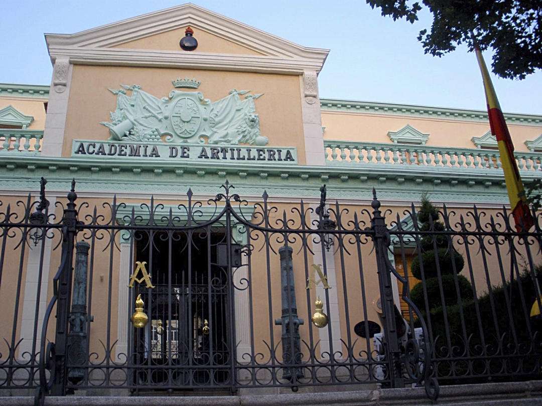 La Academia de Artillería de Segovia, donde se presentará el libro.