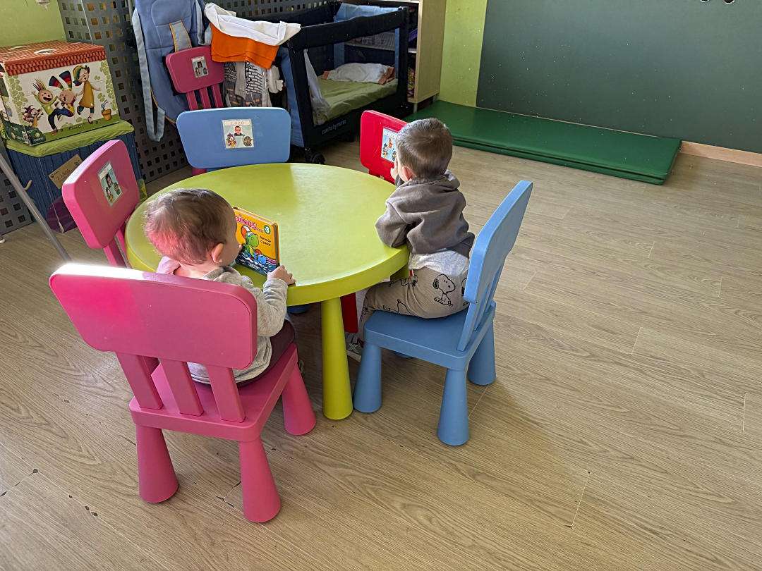 Niños en una escuela infantil.