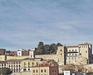 Patio arbolado de la Casa de las Cadenas. / JMS