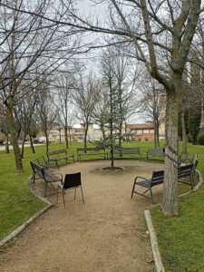 Parte central del jardín. JMS. Parte central del jardín. JMS.