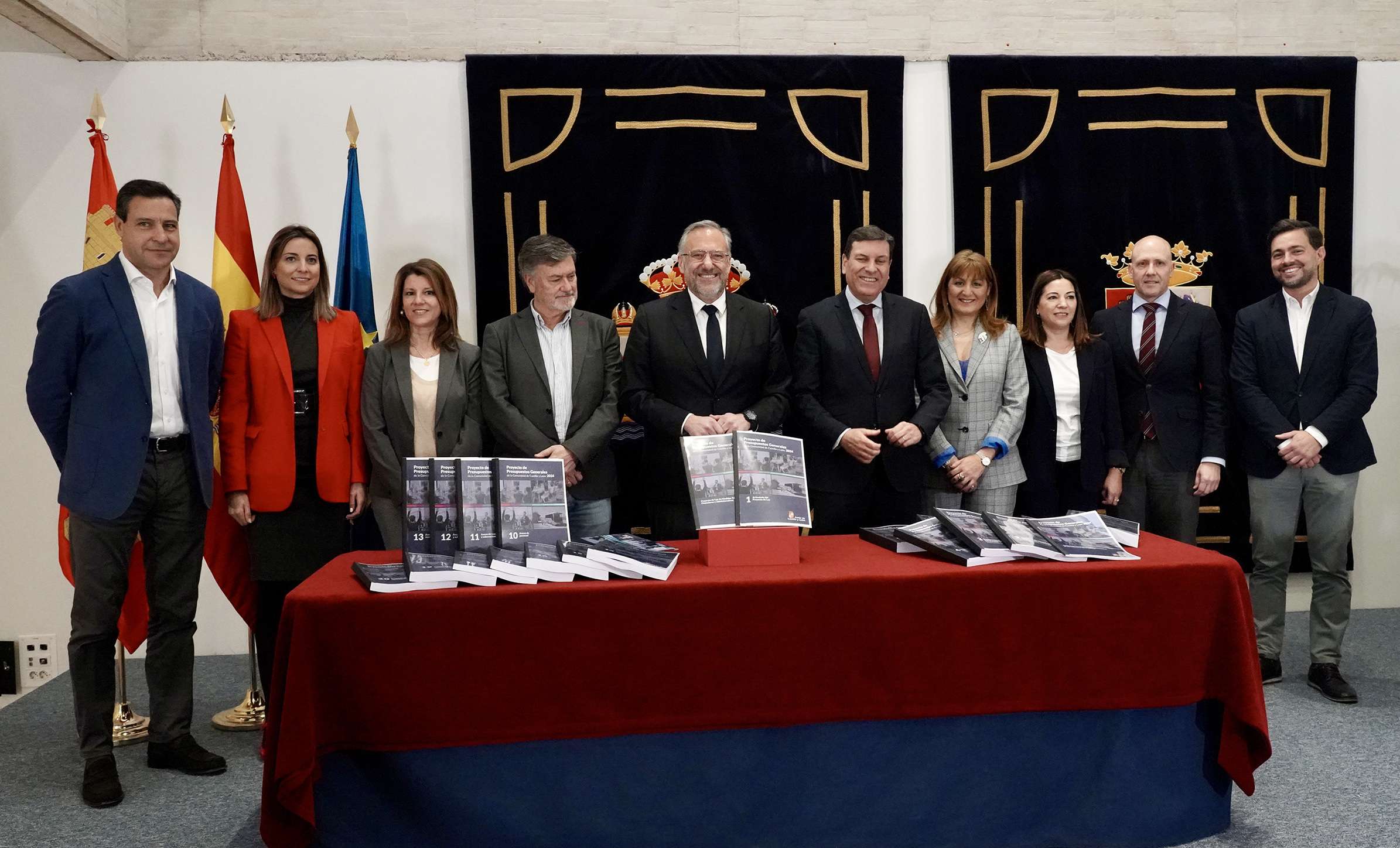 Registro en las Cortes del proyecto de ley de Presupuestos de la Comunidad para 2024