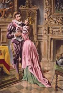 Dibujo de Isabel de Bobadilla y Árias Dávila con su marido Hernando de Soto. Dibujo de Isabel de Bobadilla y Árias Dávila con su marido Hernando de Soto.