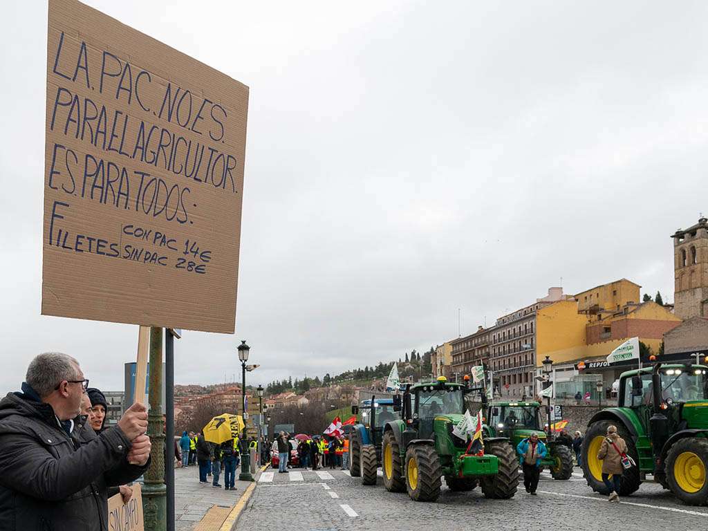 Manifestación Agricultores Segovia Luis Horcajada Manifestación Agricultores Segovia Luis Horcajada