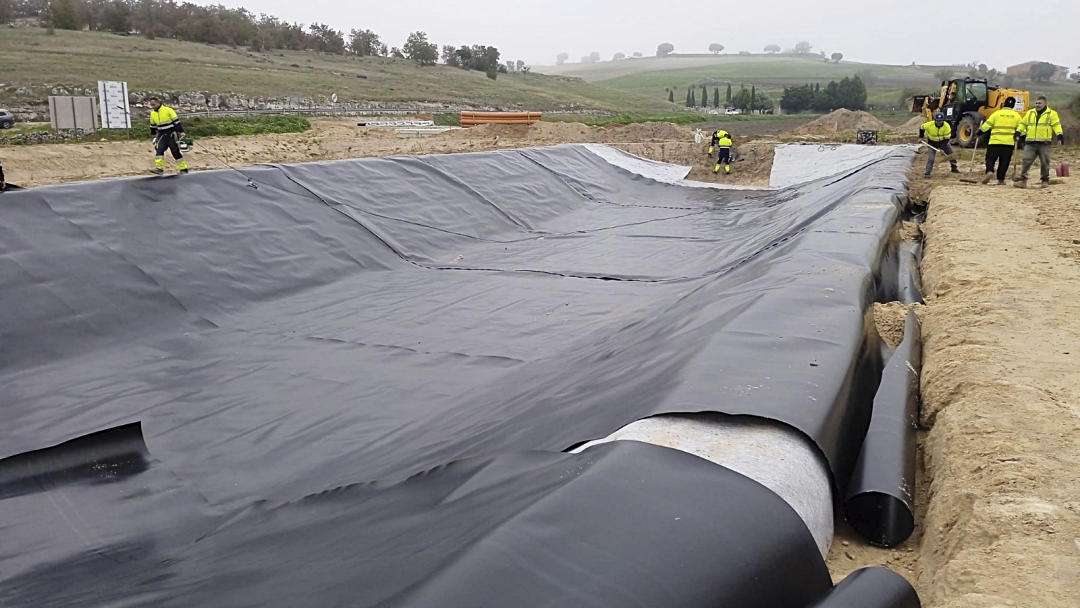 Obras de la EDAR de FUENTESAUCO