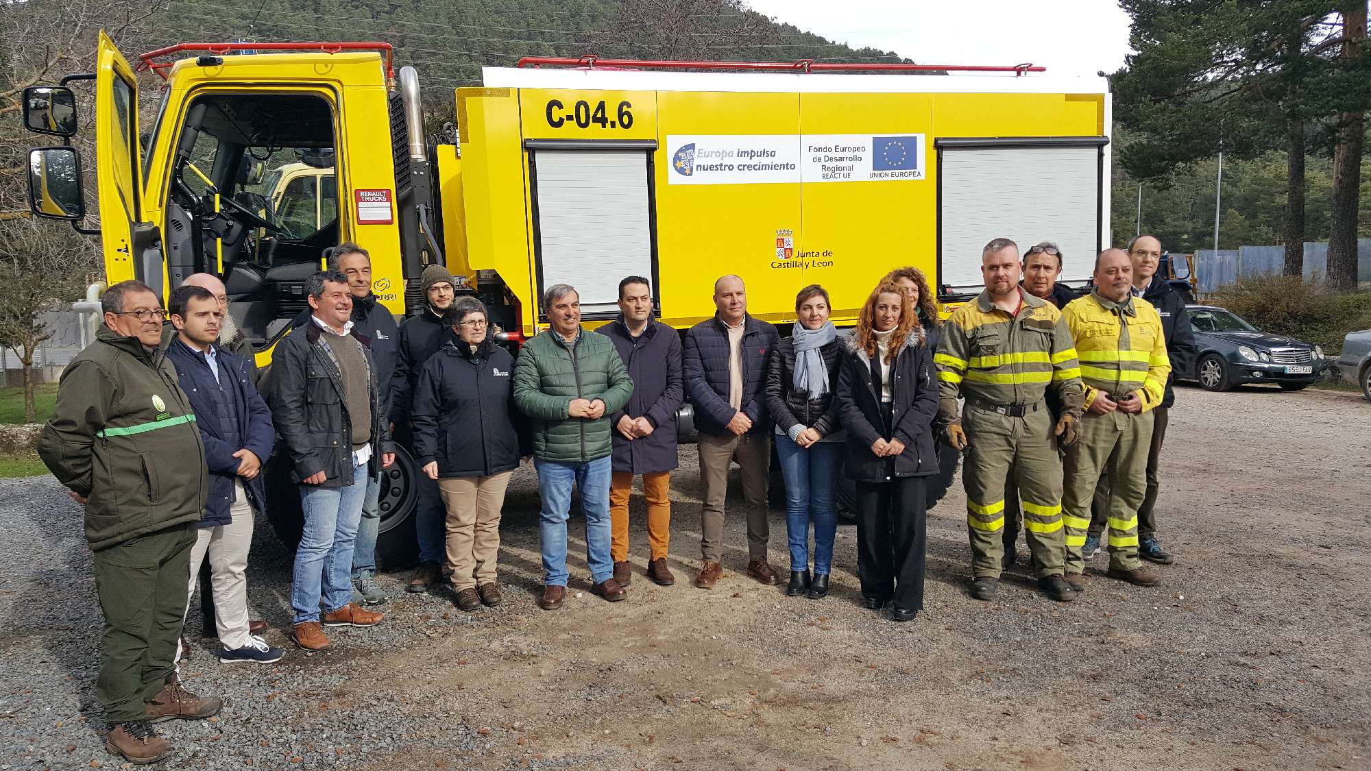 Presentación nueva autobomba San Rafael
