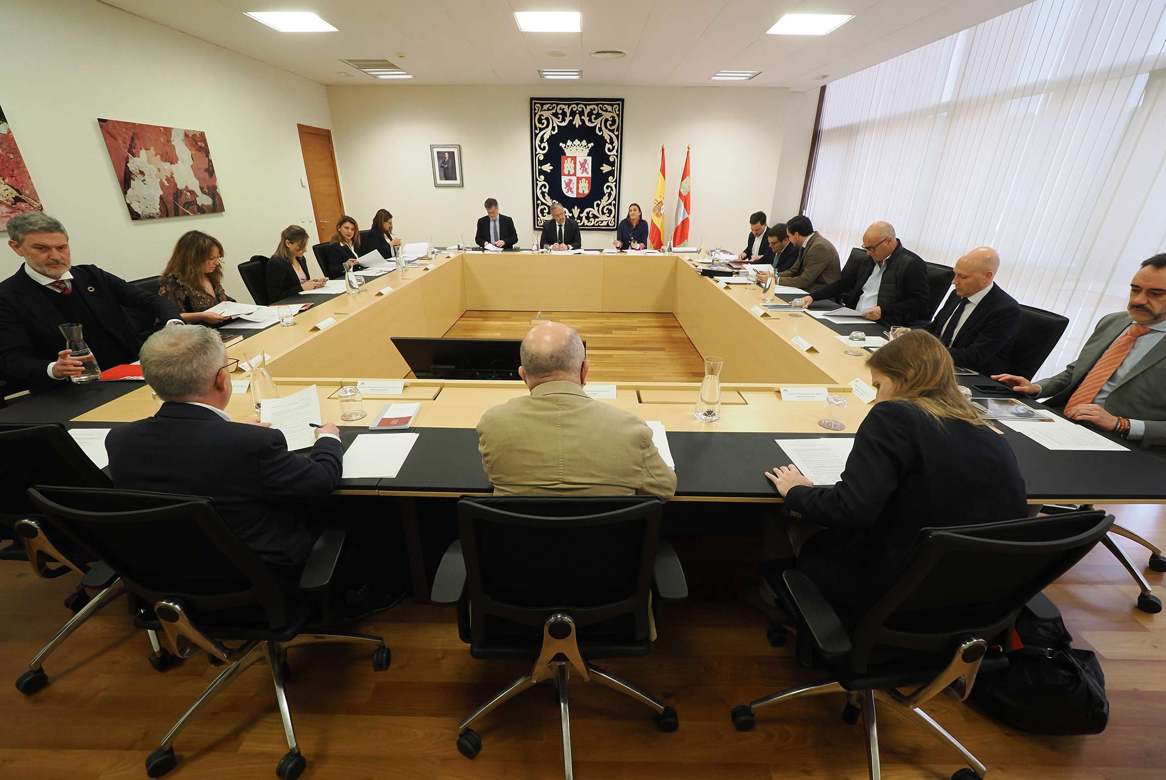Reunión de la Junta de Portavoces de las Cortes