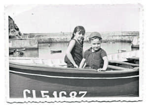 Malcolm Scarpa de niño. Malcolm Scarpa de niño.