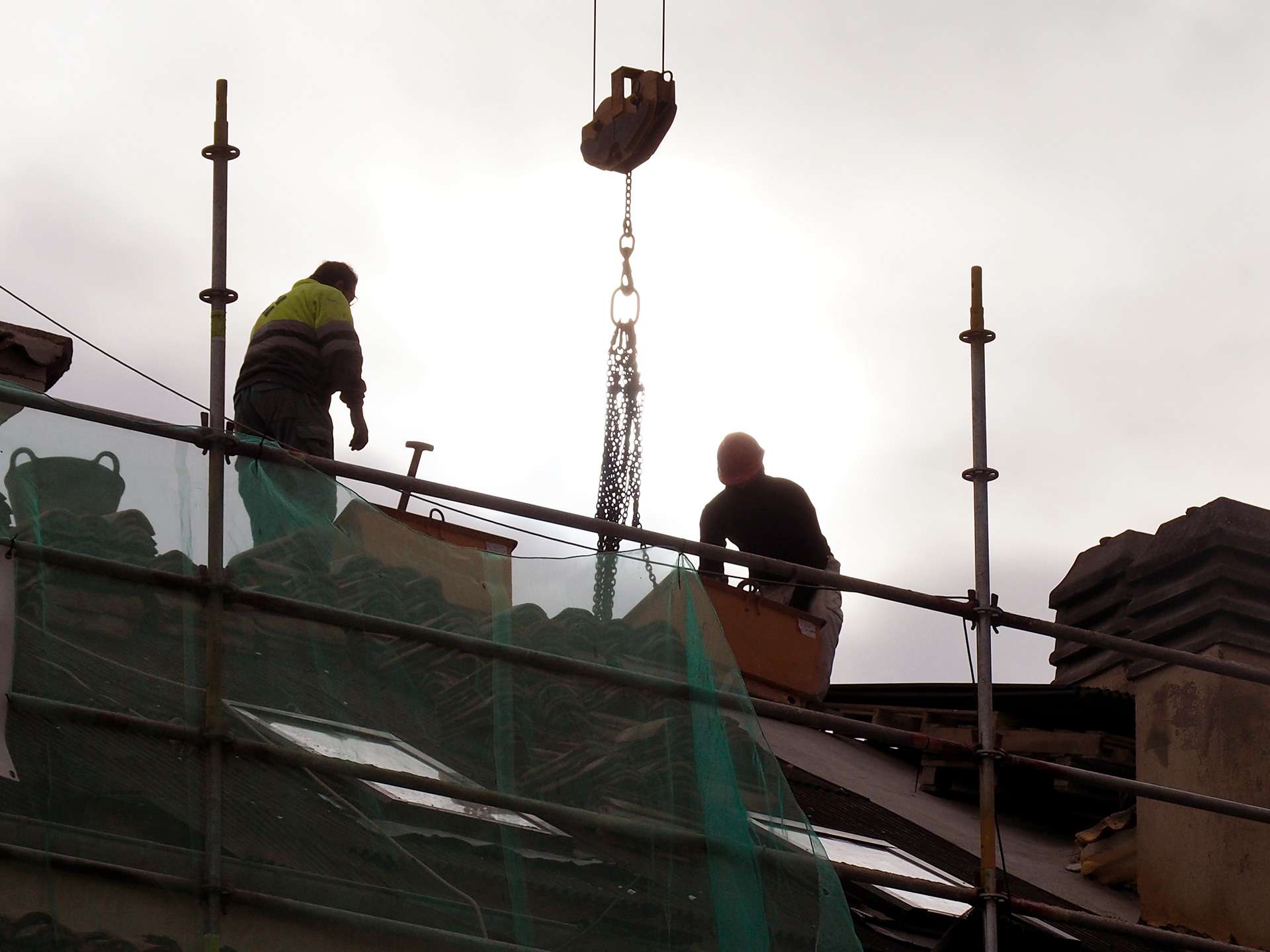 Trabajadores de la construcción. Kamarero.