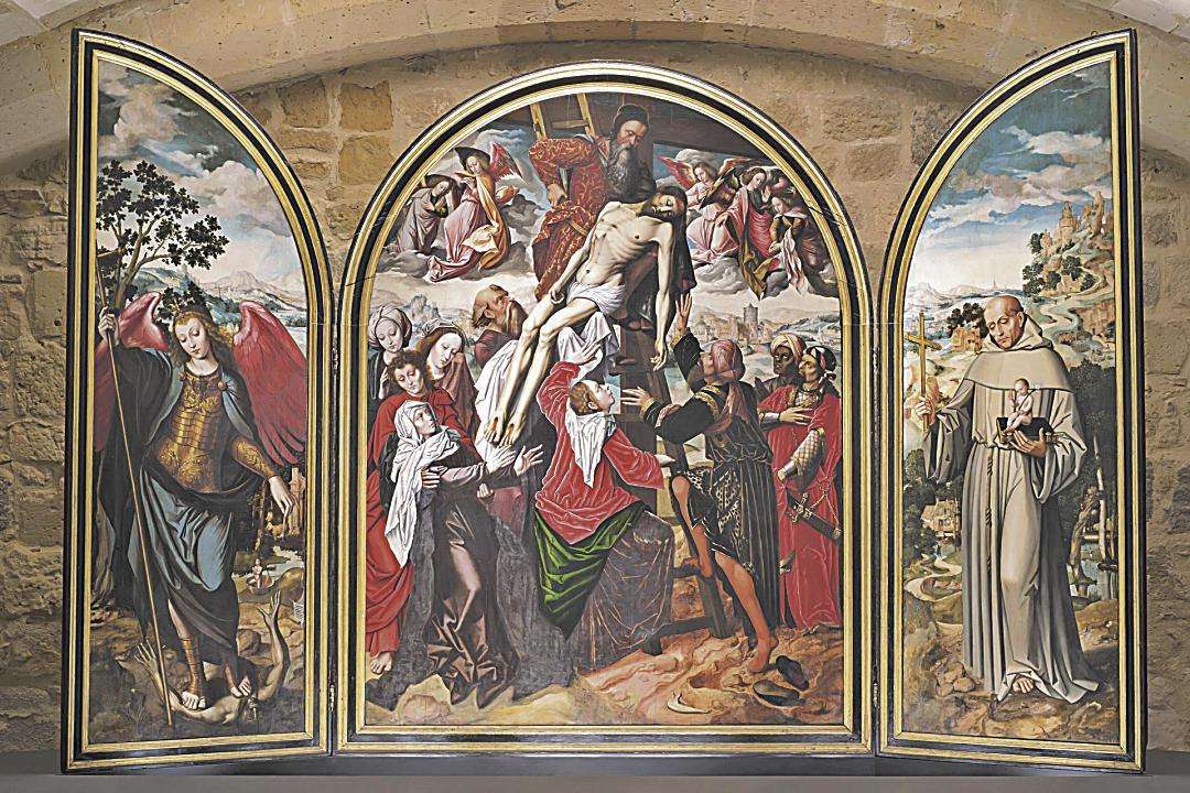 La Sala de Pintura Bajo Claustro será la última parte del recorrido, donde se encuentra el ‘Tríptico del Descendimiento’.