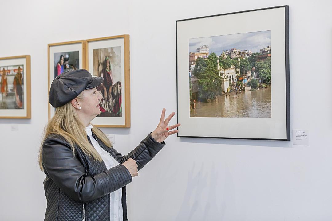 La fotógrafa María Rosa de las Heras expone en la Casa de la Lectura