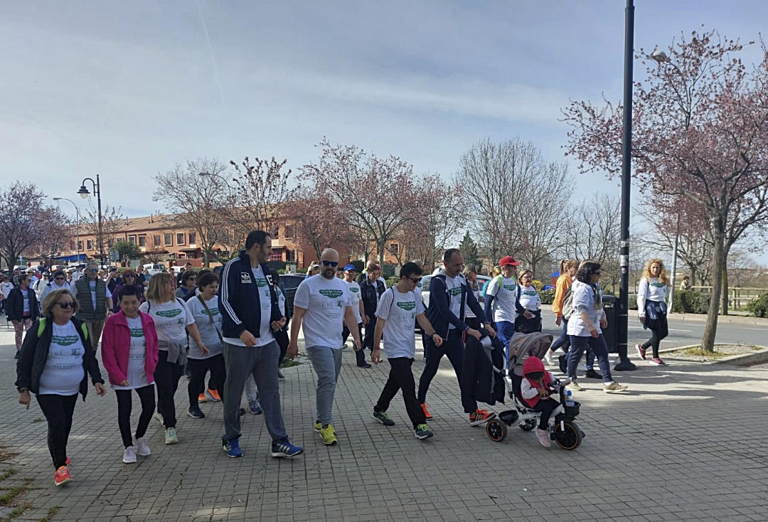 Momento de la IX Marcha Cofrade ‘Pasitos de Esperanza’