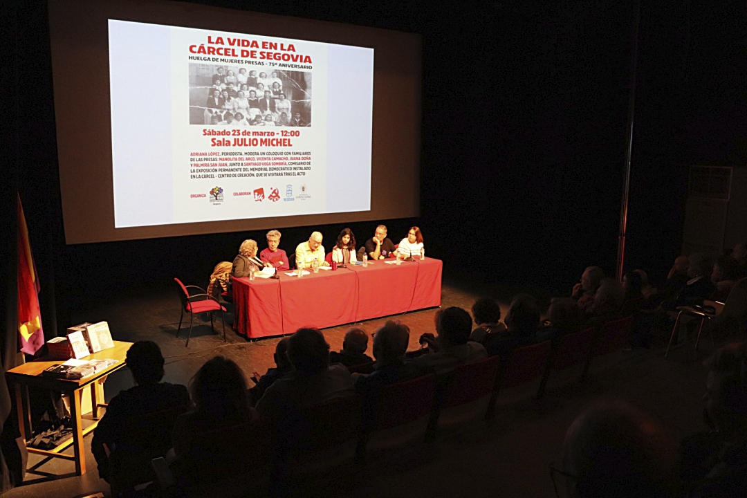 Coloquio ‘La vida en la cárcel de Segovia’.