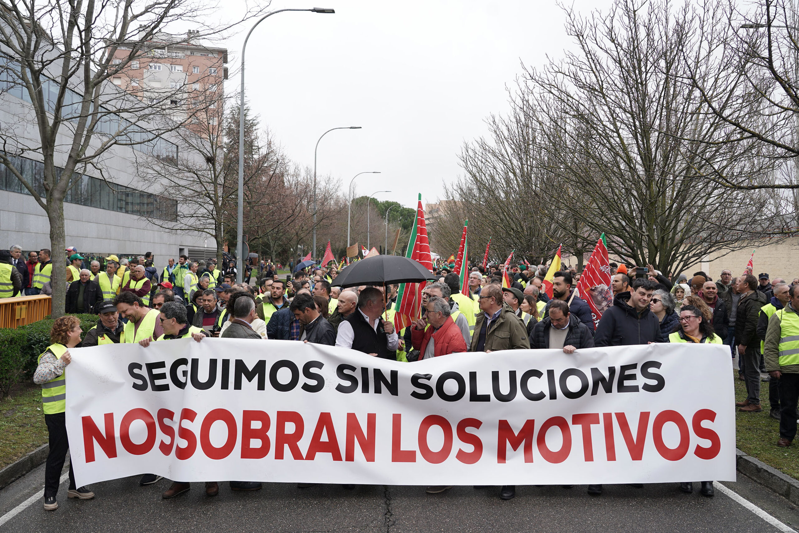 Tractorada por las calles de Valladolid