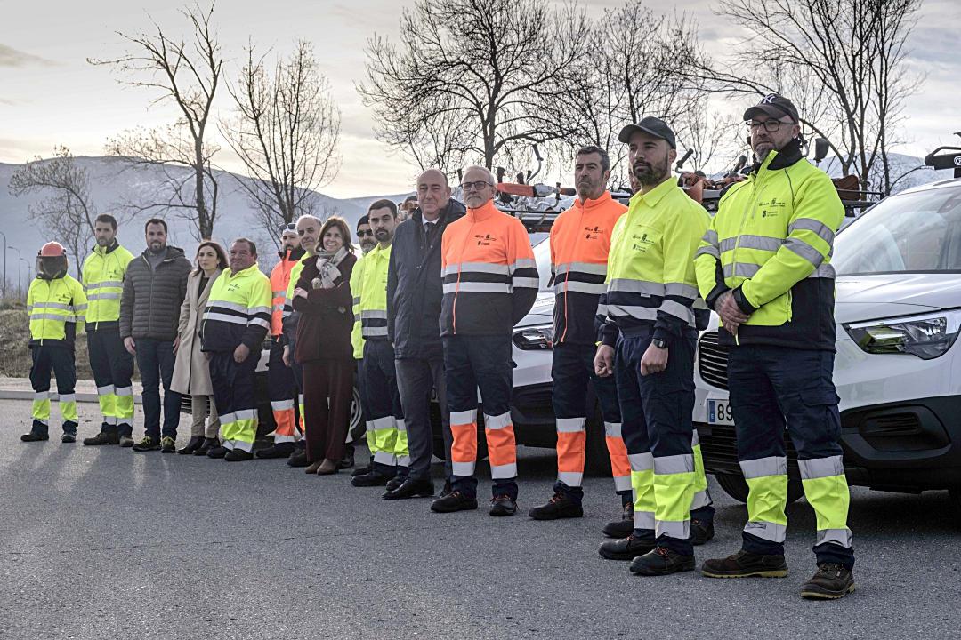 Miguel Angel Vicente da la bienvenida a las Brigadas Forestales