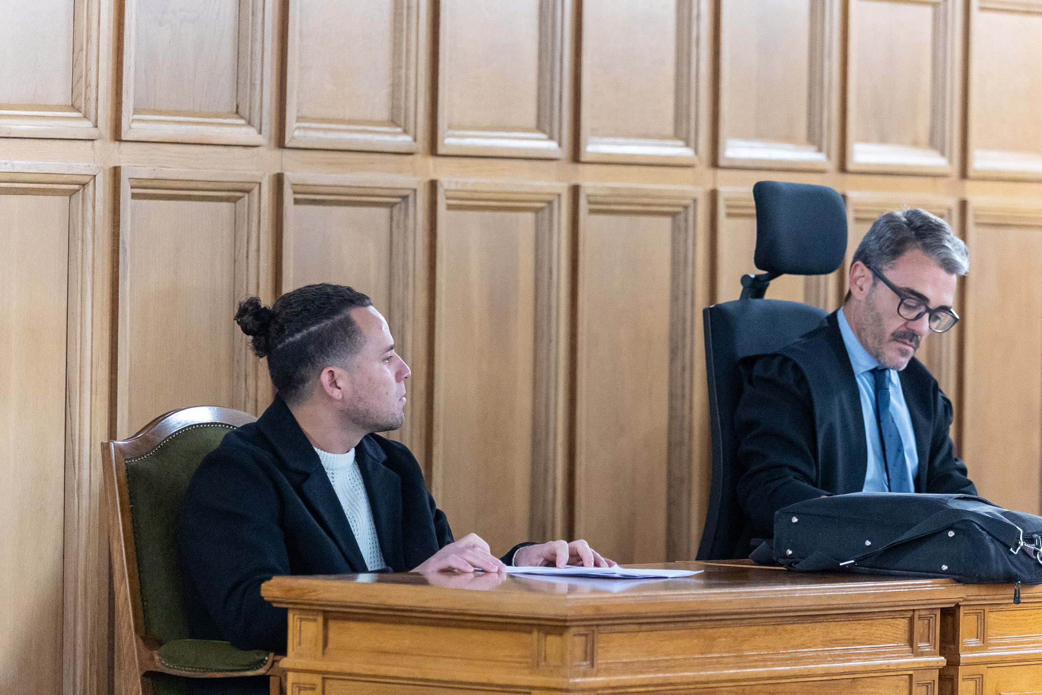 El acusado de asesinar a su pareja, Diolimar Alemán, presta declaración