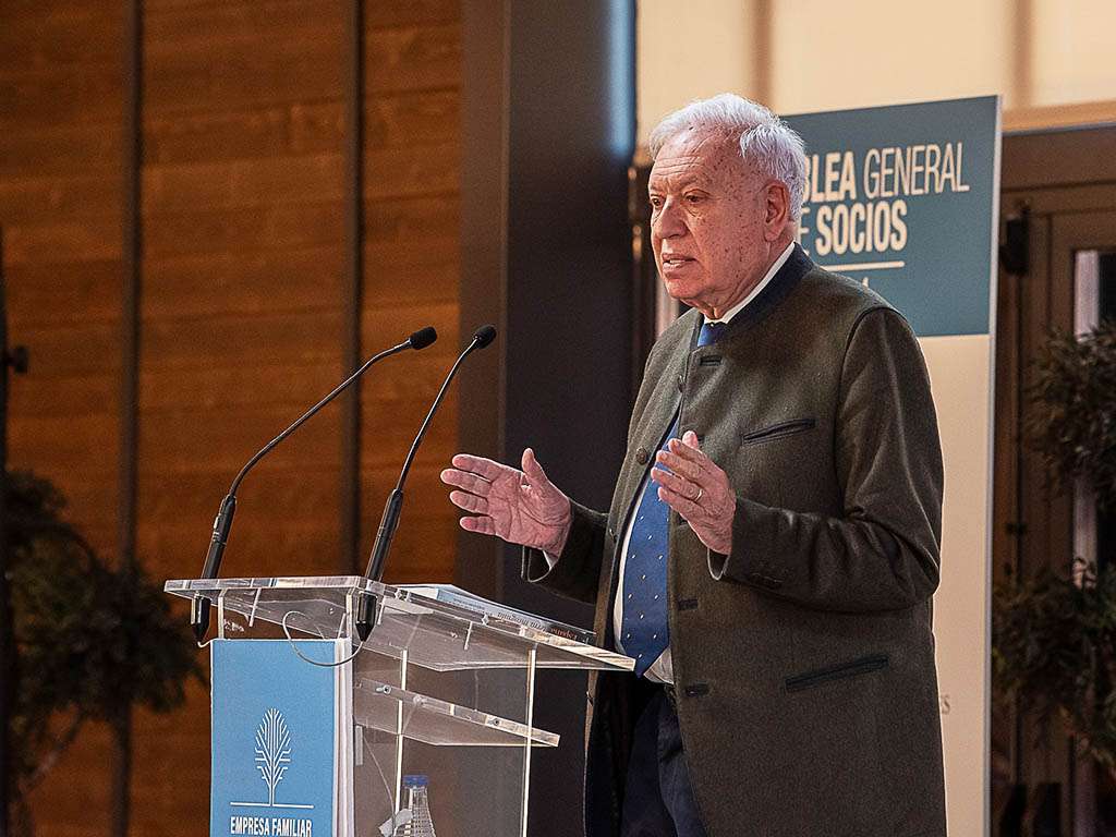 Comparecencia del eurodiputado y exministro de Asuntos Exteriores José Manuel García-Margallo. / LUIS HORCAJADA