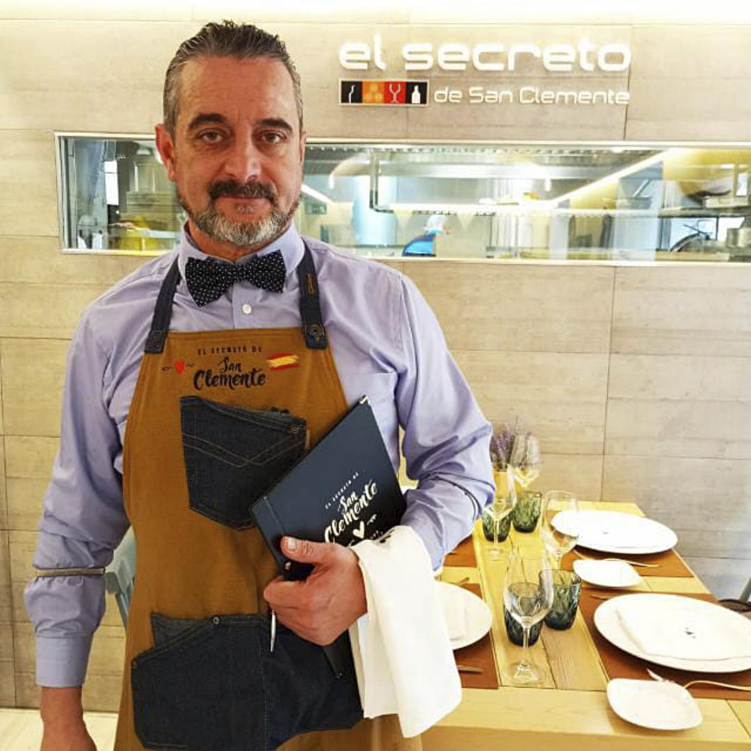 Luis Carlos Martín Sanz, que actualmente trabaja en El Secreto de San Clemente