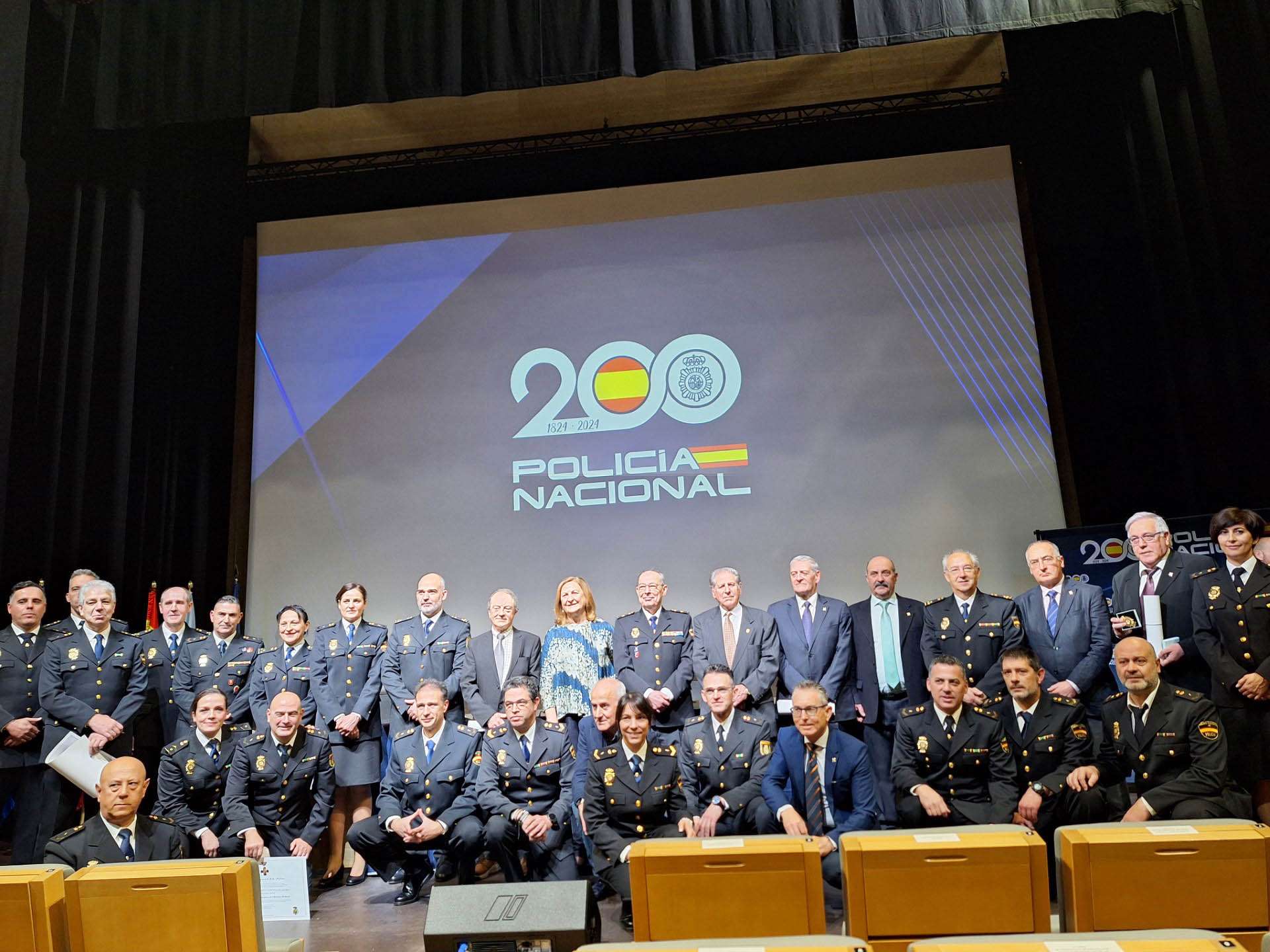 Acto por el 200 aniversario de la Policía Nacional en el Campus 'María Zambrano'. / EL ADELANTADO