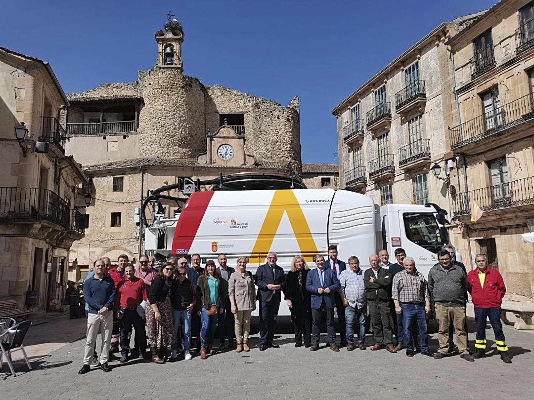 Presentación nuevo camión en Sepúlveda