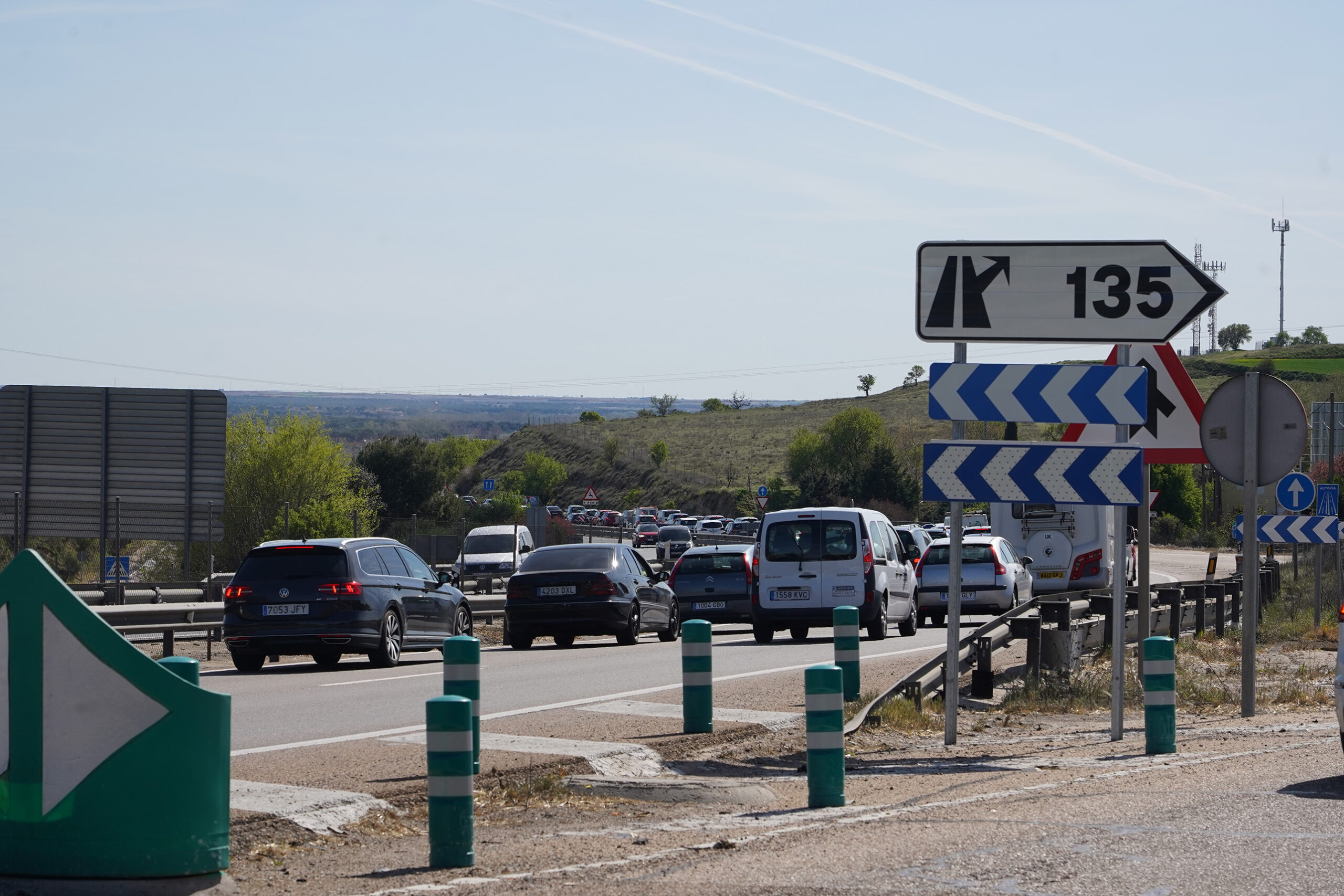 Retenci�n Simancas durante la operaci�special de tr�co de Semana Santa