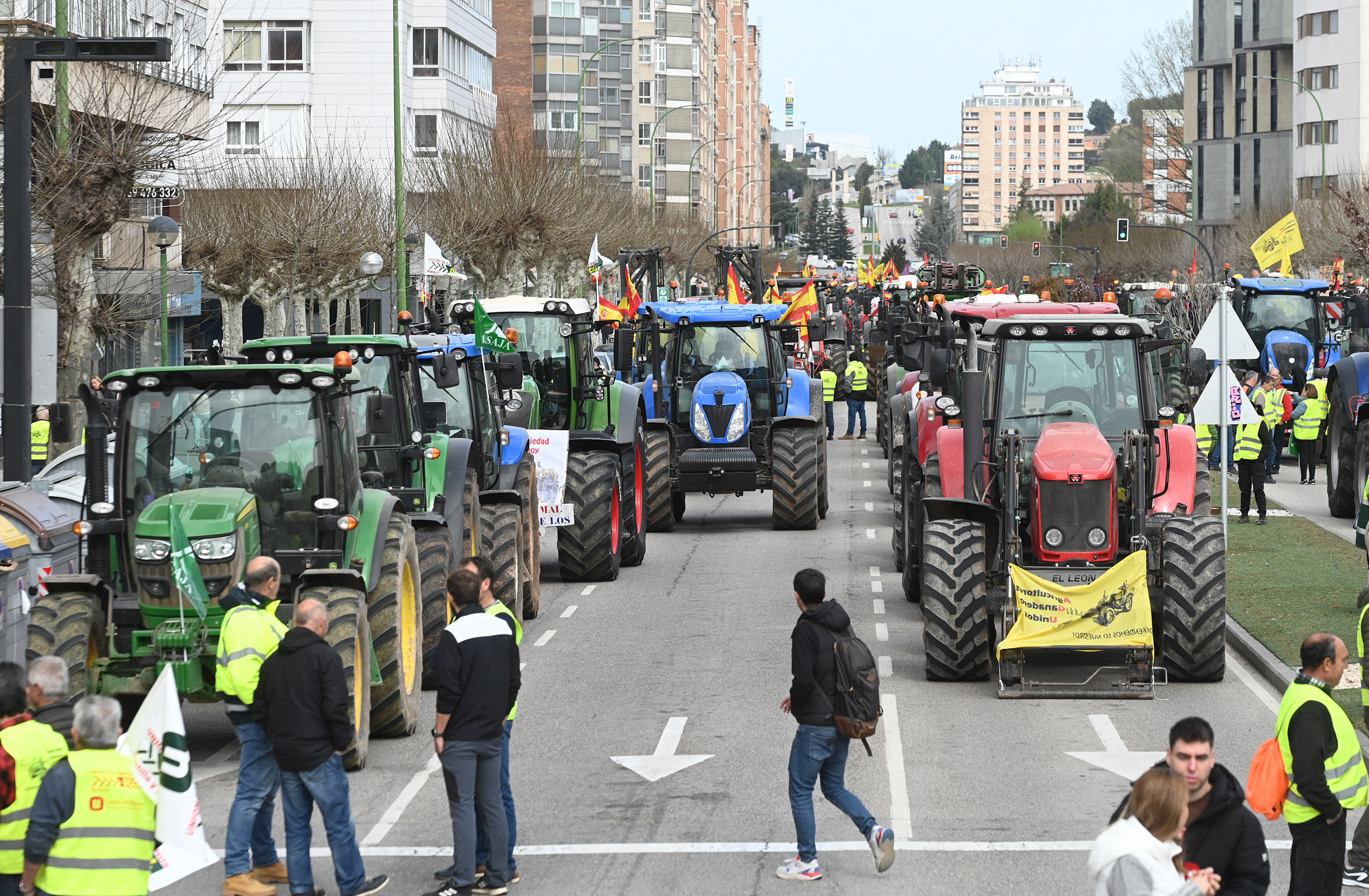 Tractorada en Burgos