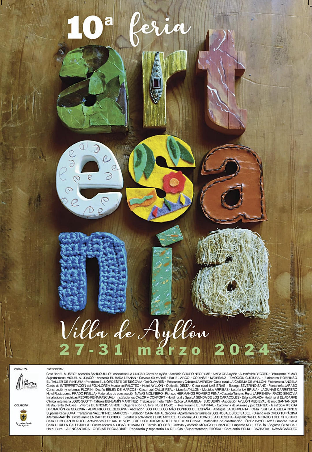 Cartel Feria de Artesanía de Ayllón